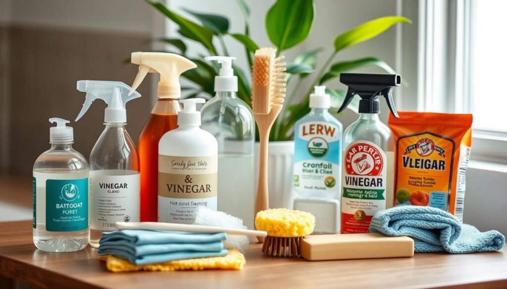 bathroom cleaning supplies