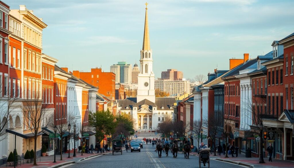 historic cities near piscataway