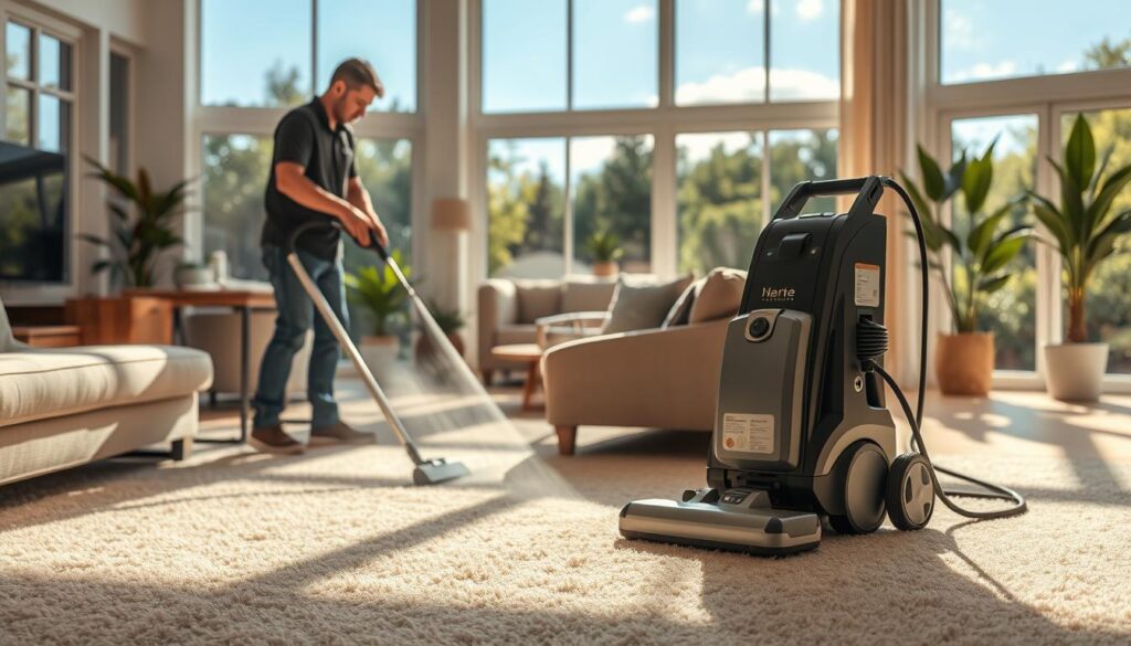 eco-friendly steam carpet cleaning