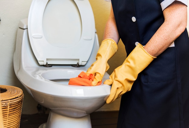 Our Bathroom Cleaning Process